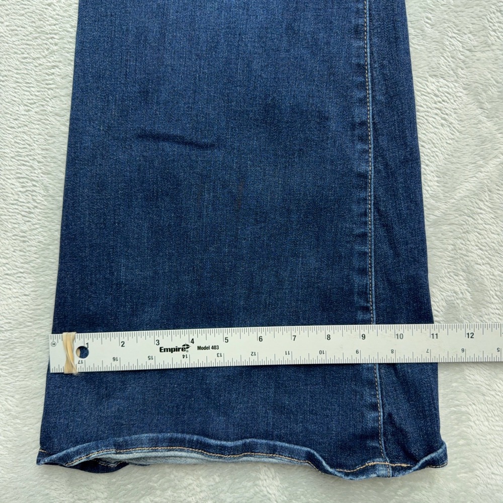 American Eagle Jeans Womens 18 Short Blue Super High-Rise Flare Stretch Denim - Picture 5 of 8
